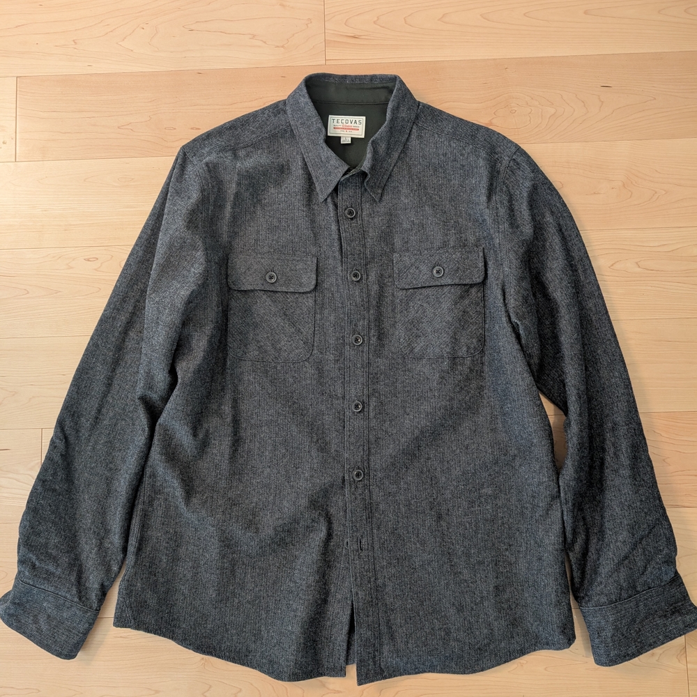 Tecovas Green and Gray Western Shirt